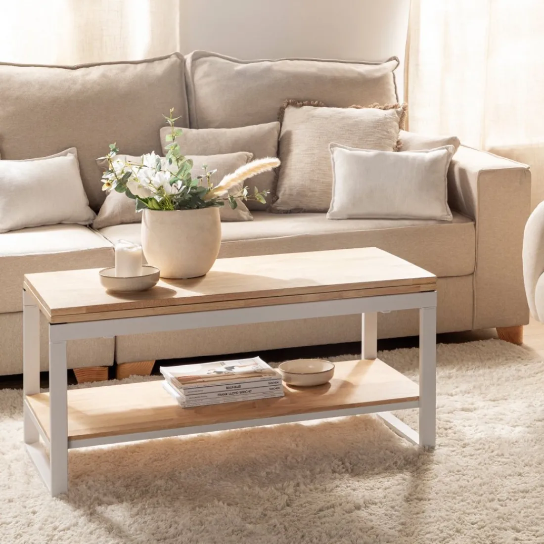 Fashion Klast Home Alvi Natural/Blanco